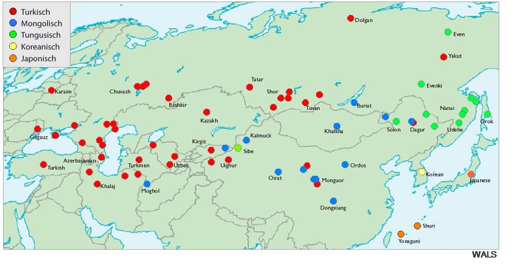 Trans-Avrasya Dillerinin Kökeni ve Dağılımı